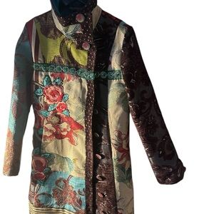 Vintage desigual Jacquard coat
